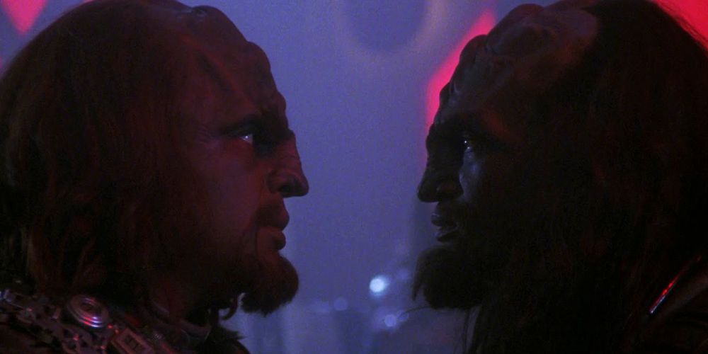 Worf e Kurn de Jornada nas Estrelas a Próxima Geração 