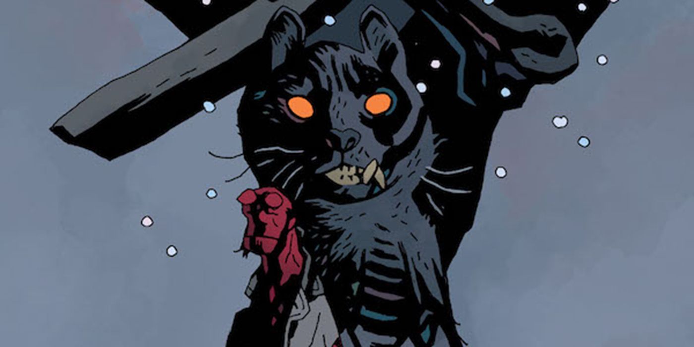 Hellboy Faces The Yule Cat in 2023 Holiday Special