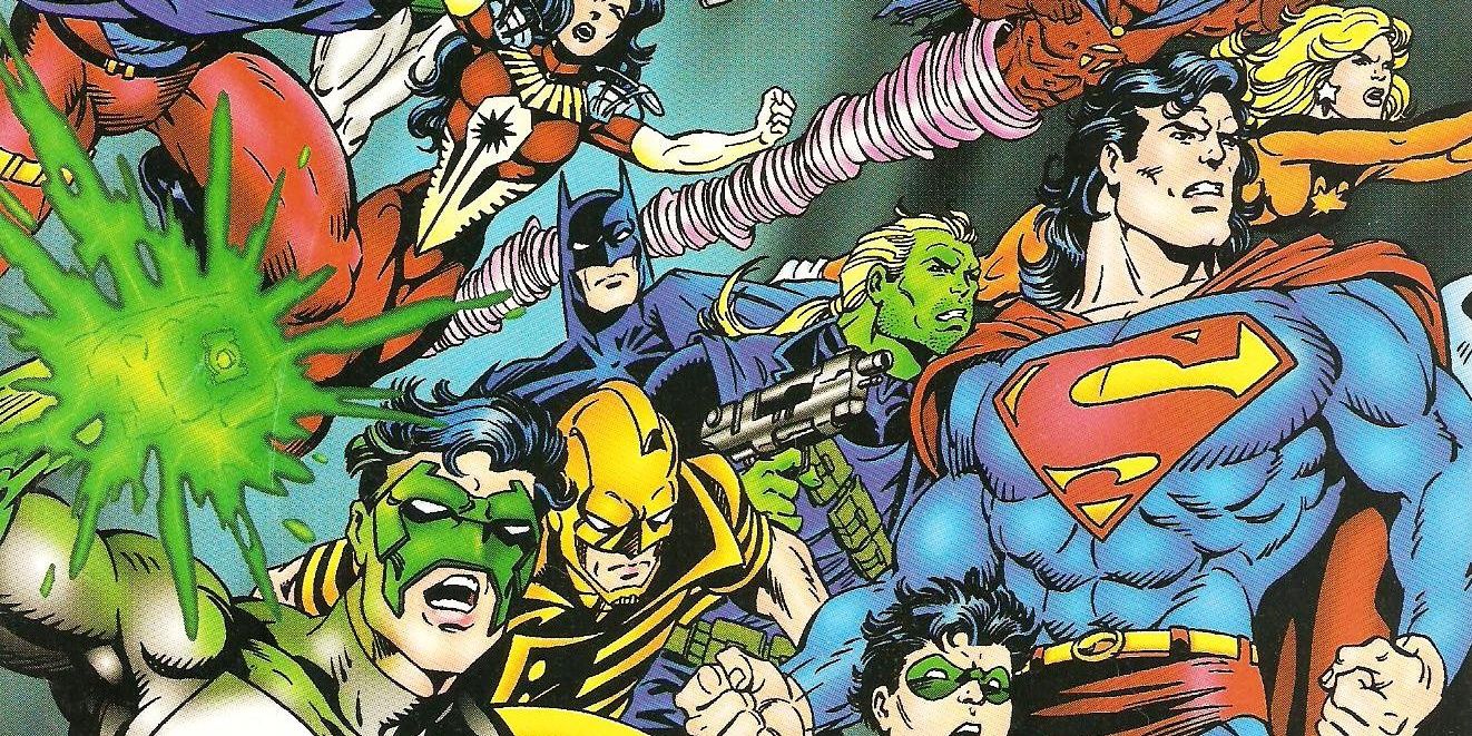 Superman, Batman, Kyle Rayner, Ray, Tim Drake, Superboy y más dibujados por Tom Grummet