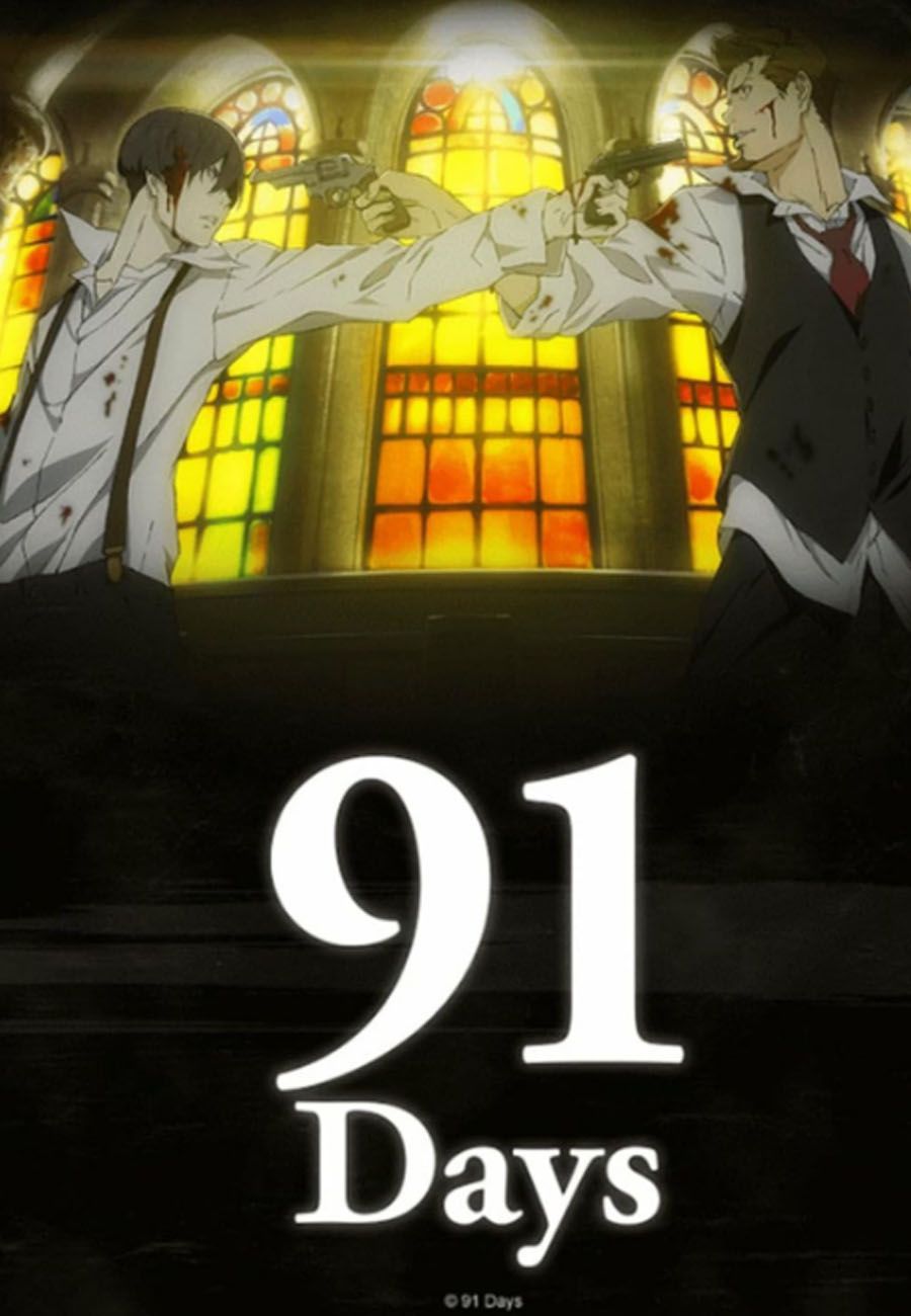 Arte da capa do anime 91 dias