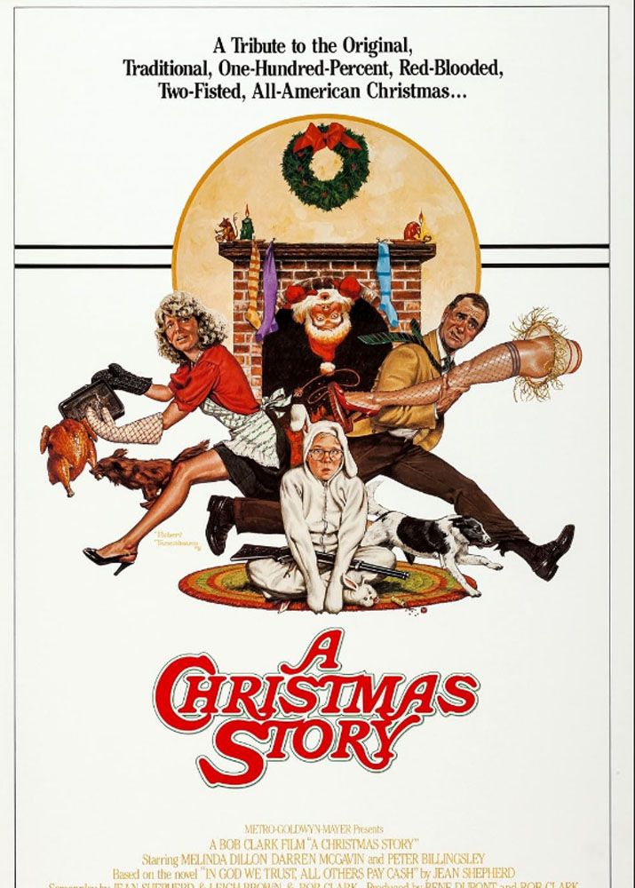 A Christmas Story movie poster art from 1983-1