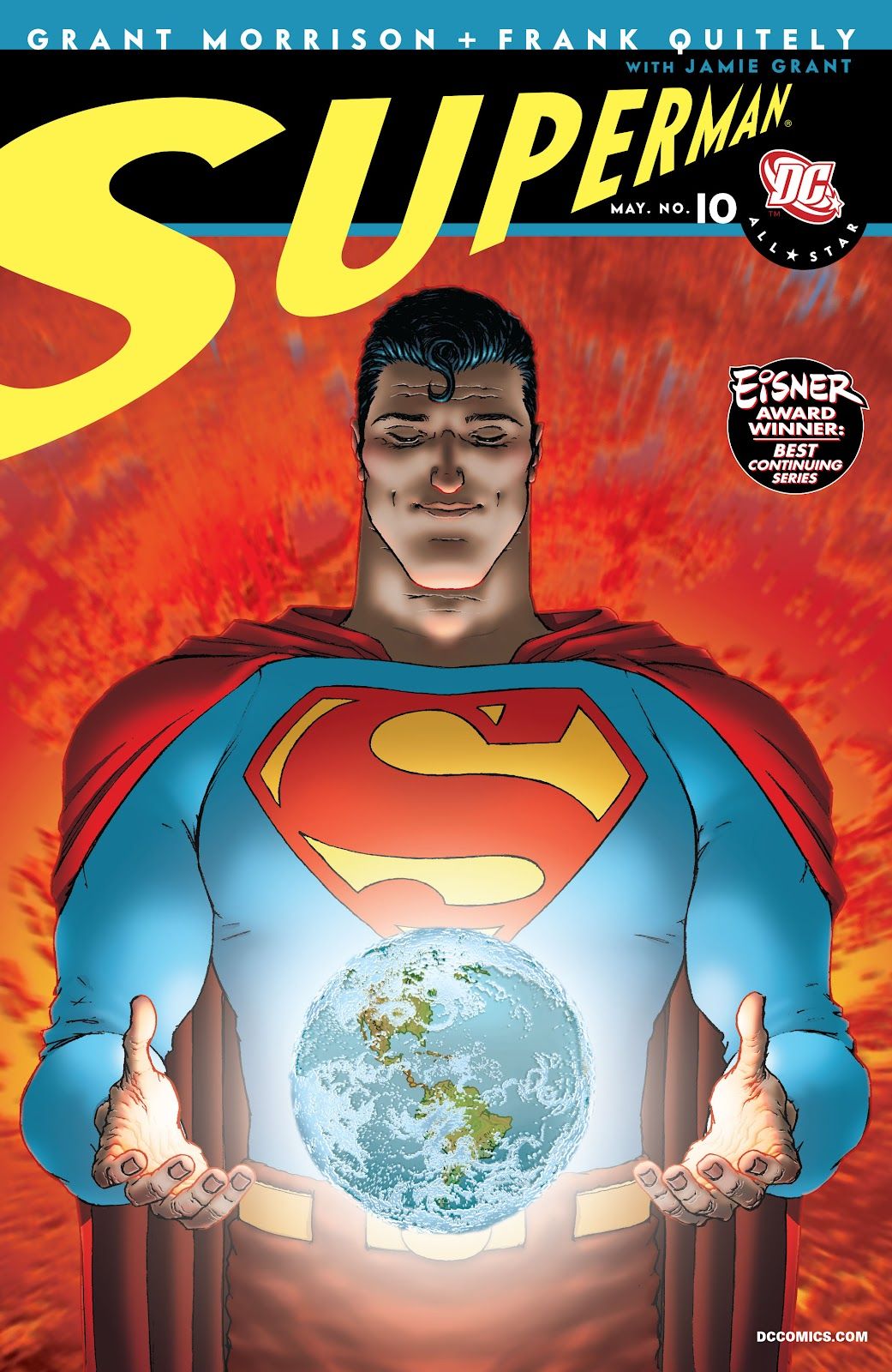 The cover of All Star Superman #10