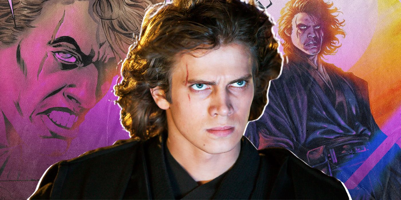 Anakin Scar in Live Action and Comic