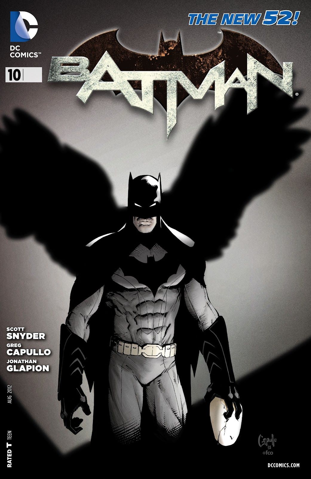 The cover of the New 52 Batman #10