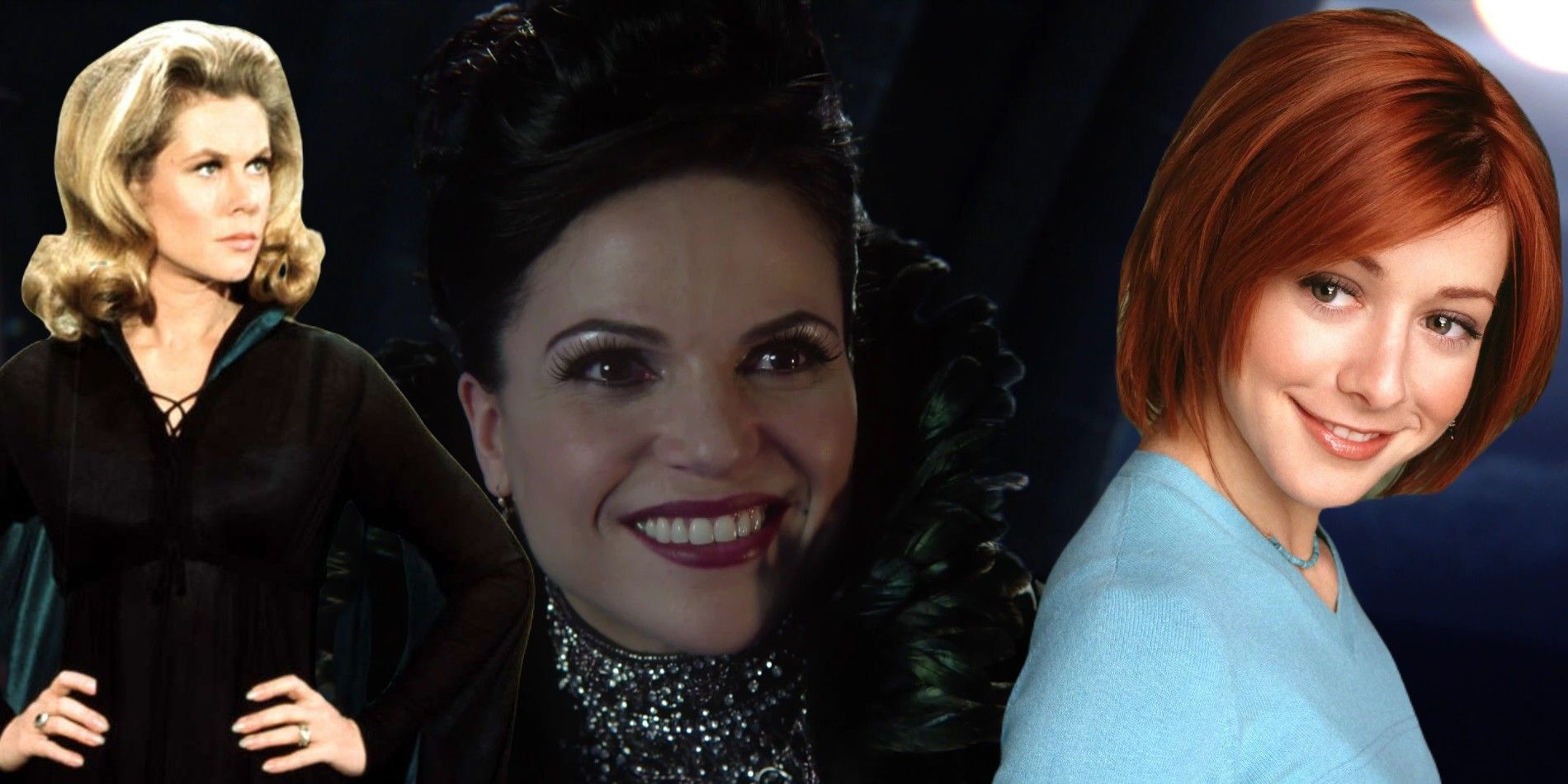 Samantha Stephens from Bewitched, Regina Mills from Once Upon a Time and Willow Rosenberg from Buffy the Vampire Slayer