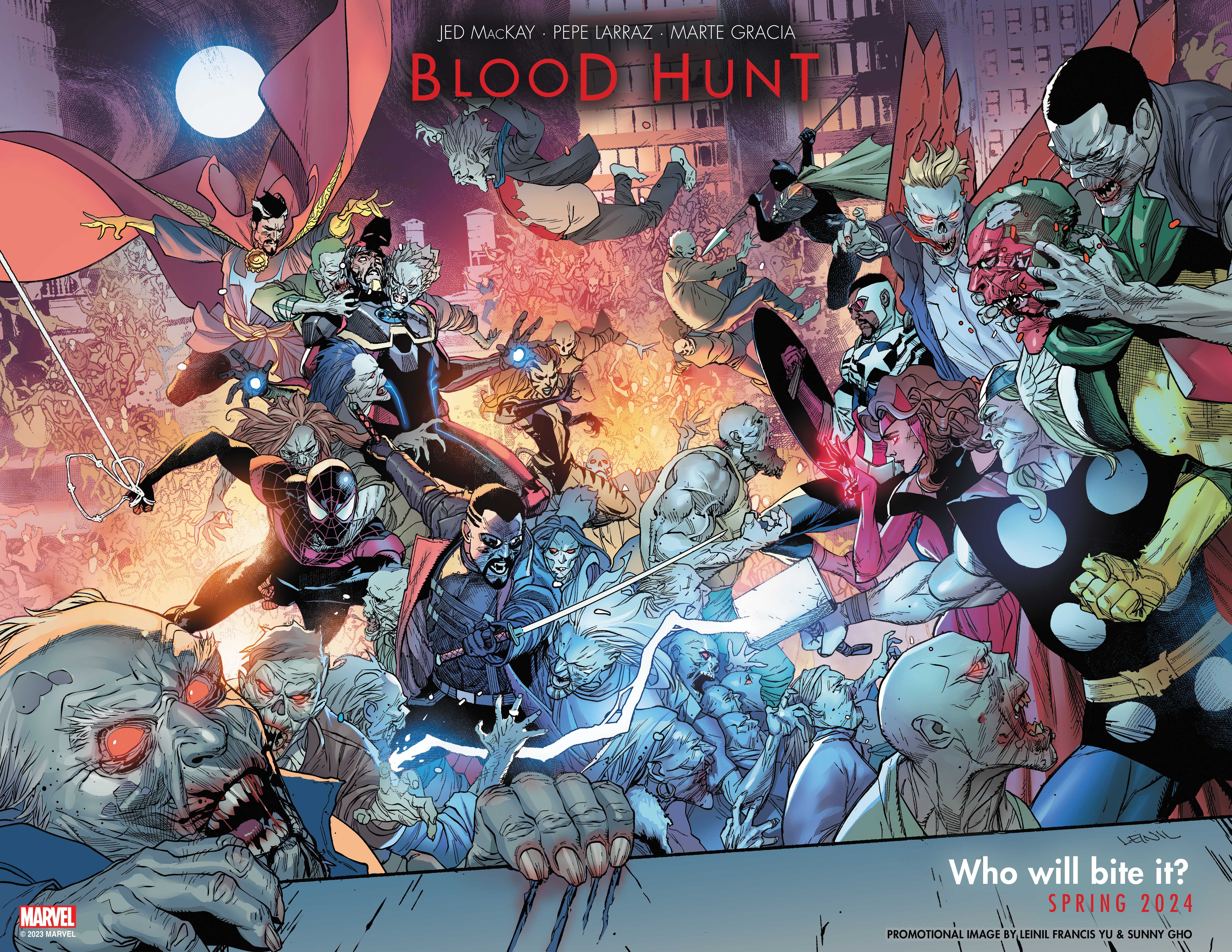 A promotional image for Blood Hunt