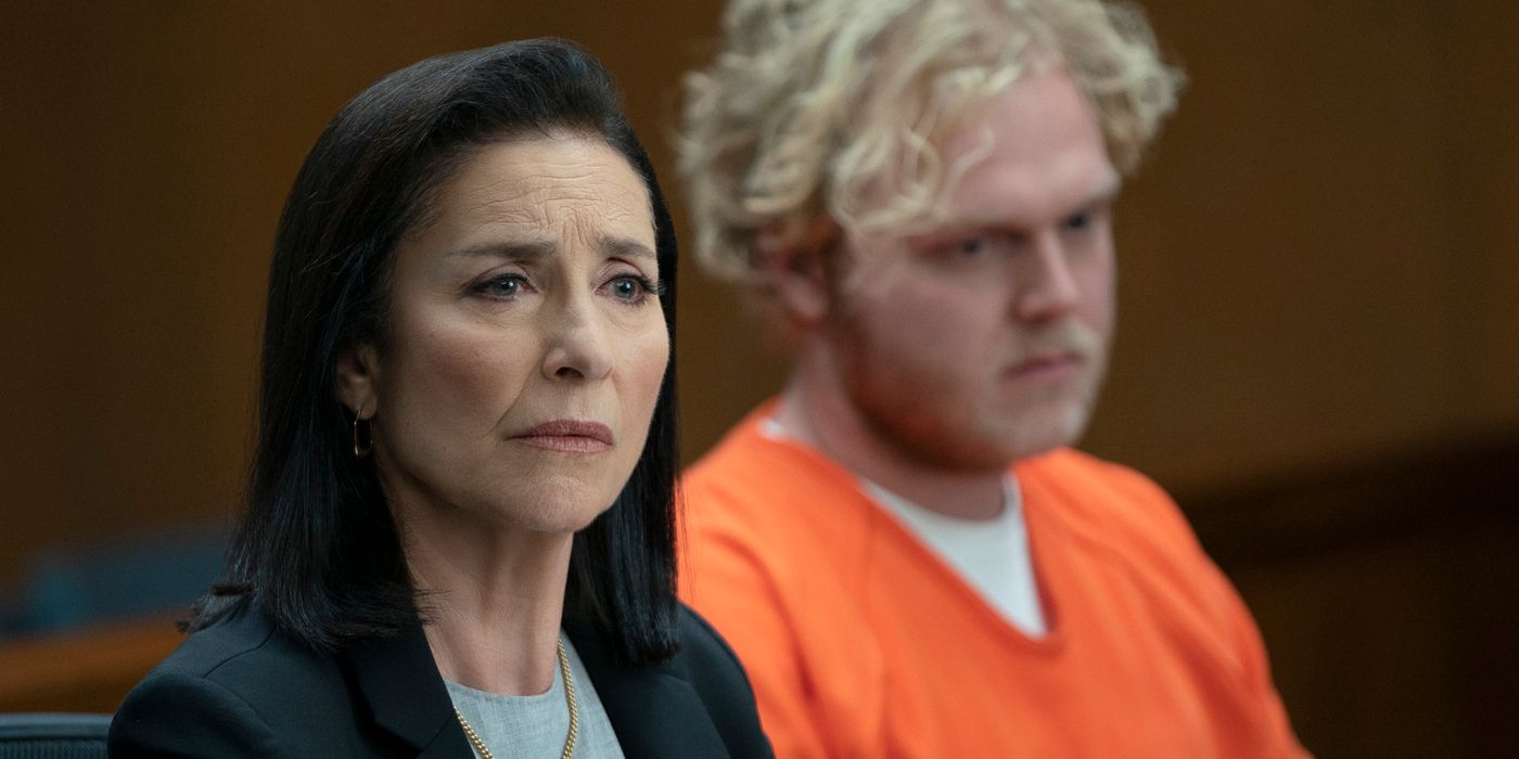 Bosch Legacy Season 2 - Honey Chandler (played by Mimi Rogers) in court with a client