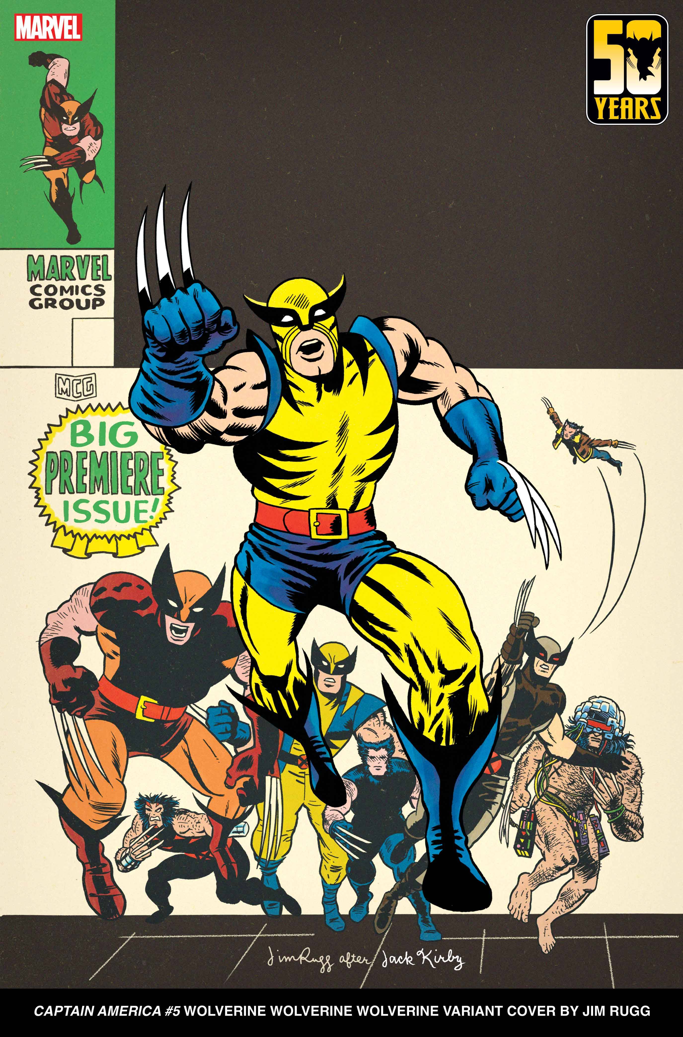 Marvel Comics anuncia edições especiais de capas variantes em comemoração ao aniversário de 50 anos de Wolverine. Confira a matéria!