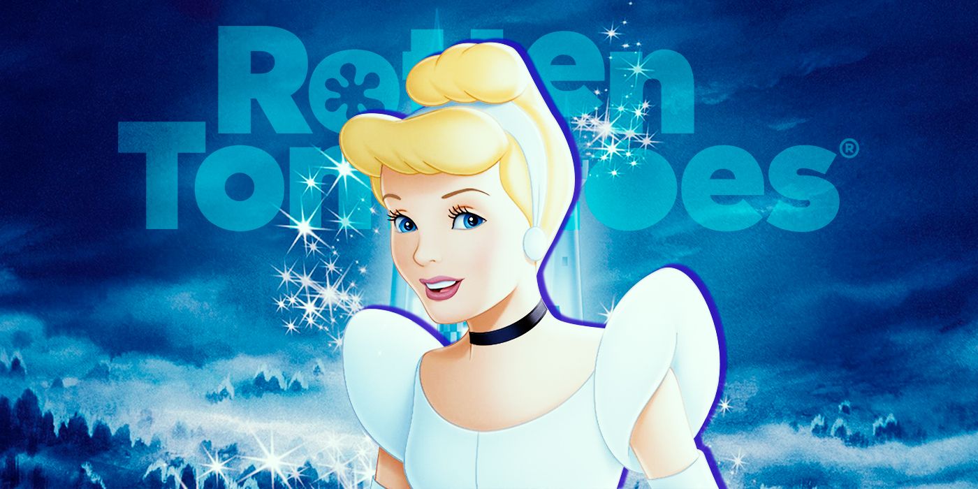 Cinderella and Rotten Tomatoes's logo