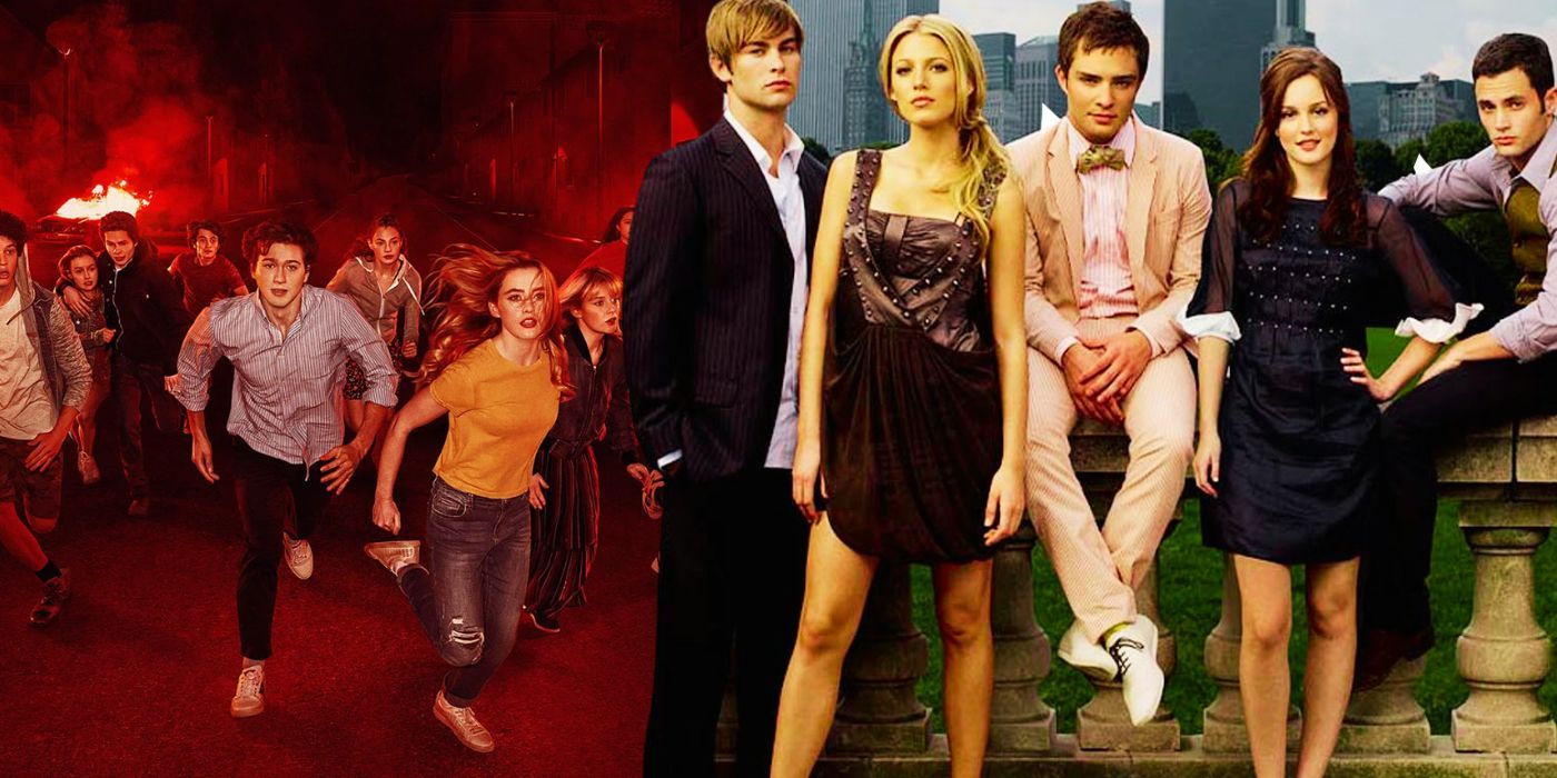 Collage of The Society and Gossip Girl