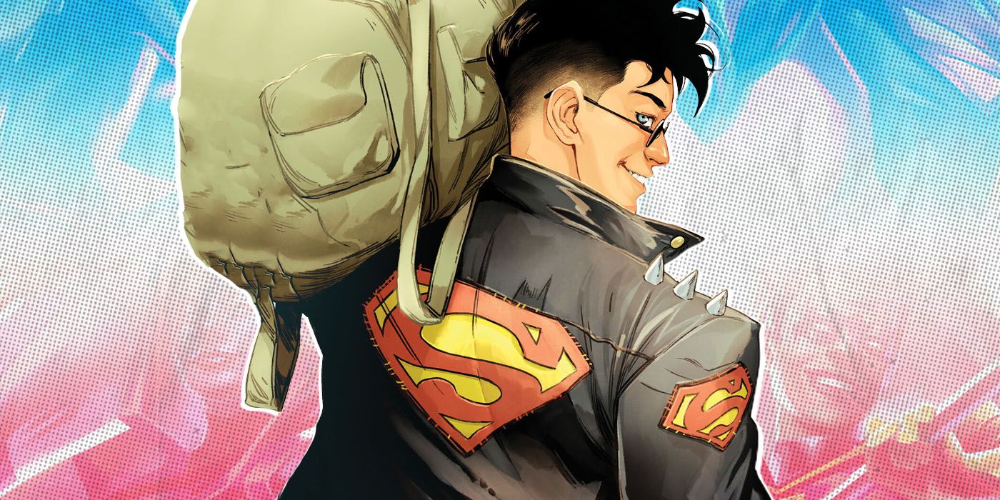 Connor Kent wearing Superboy leather jacket