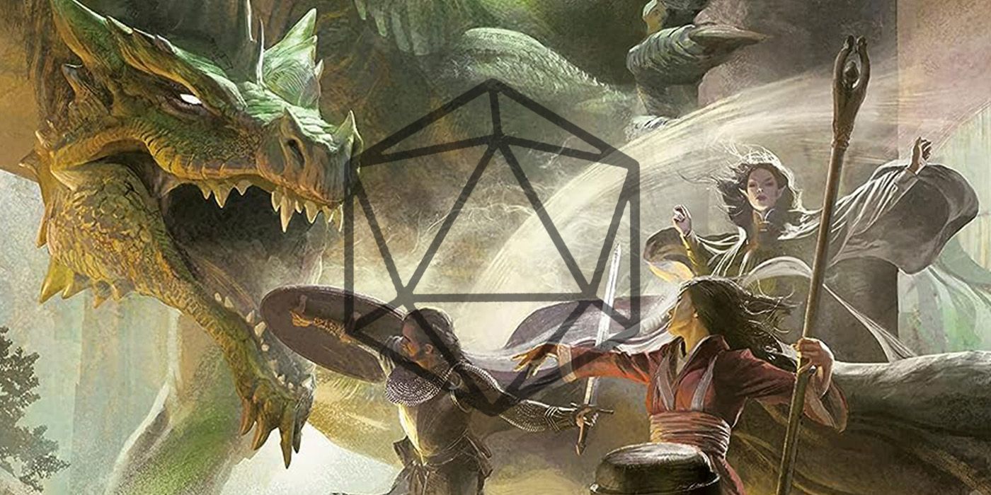 Dungeons & Dragons Lore & Legends cover art featuring adventurers fighting a dragon