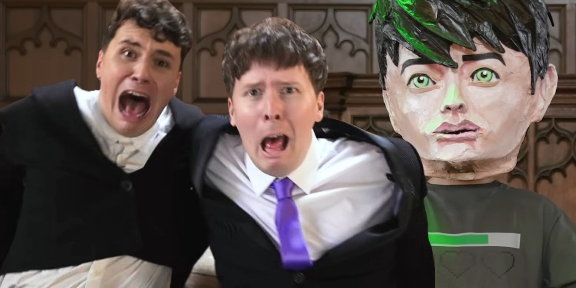 Dan Howell, Phil Lester and Dil Howlster Dan and Phil Games YouTube Channel Announcement