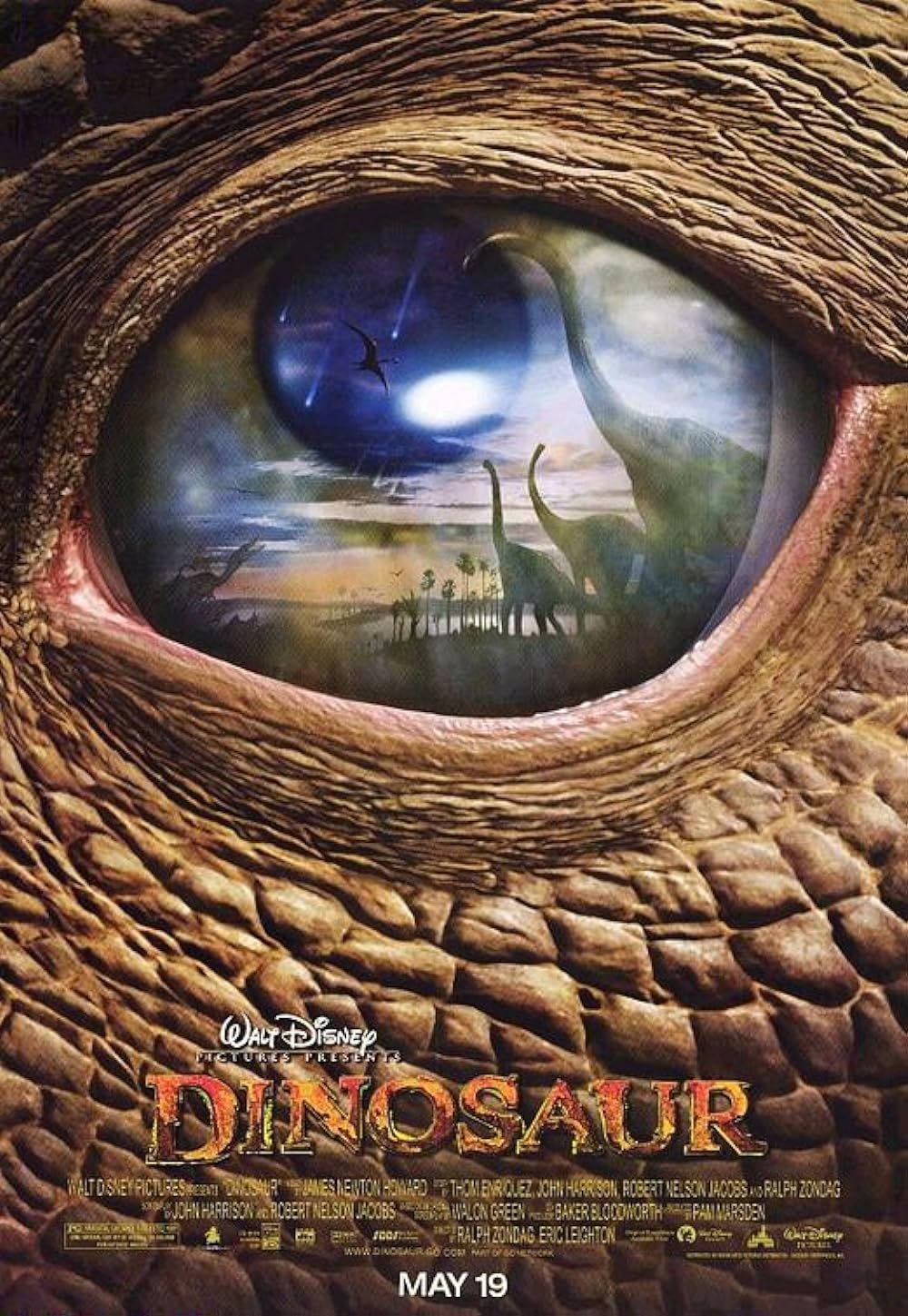 Cartaz do filme Dinossauro da Disney