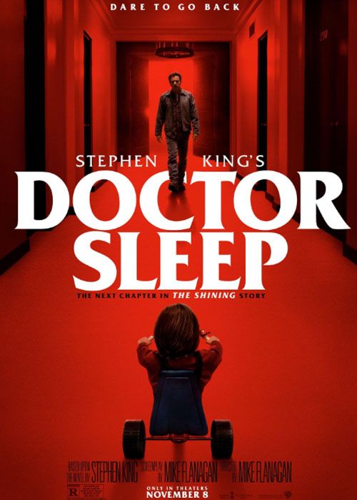 Doctor Sleep Ewan McGregor as Danny Torrence walking down a red hallway