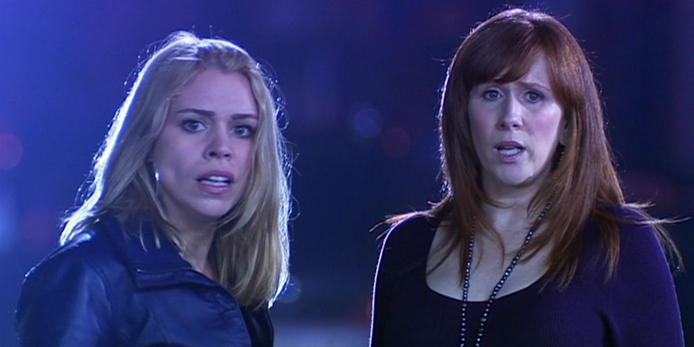 Rose Tyler and Donna Noble on Doctor Who Season 4.