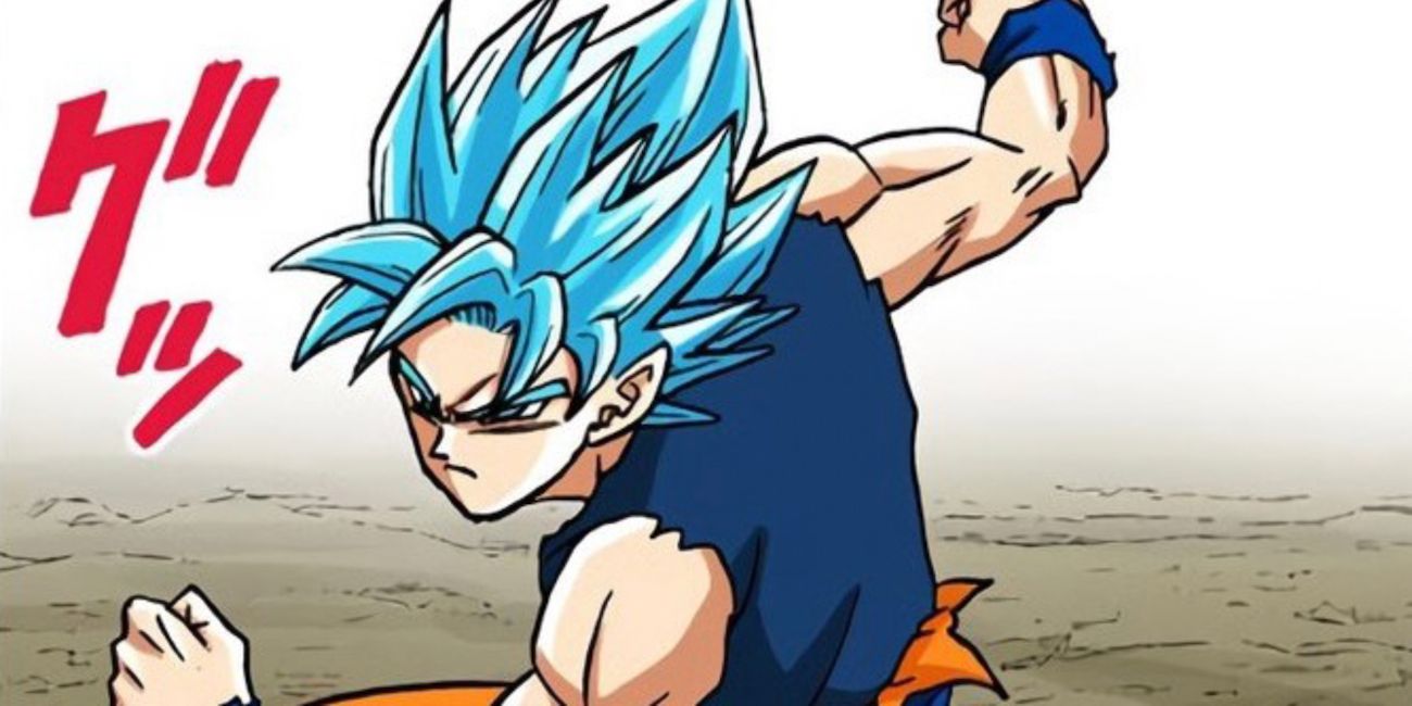 Goku utilizes Perfected Super Saiyan Blue in Dragon Ball Super manga