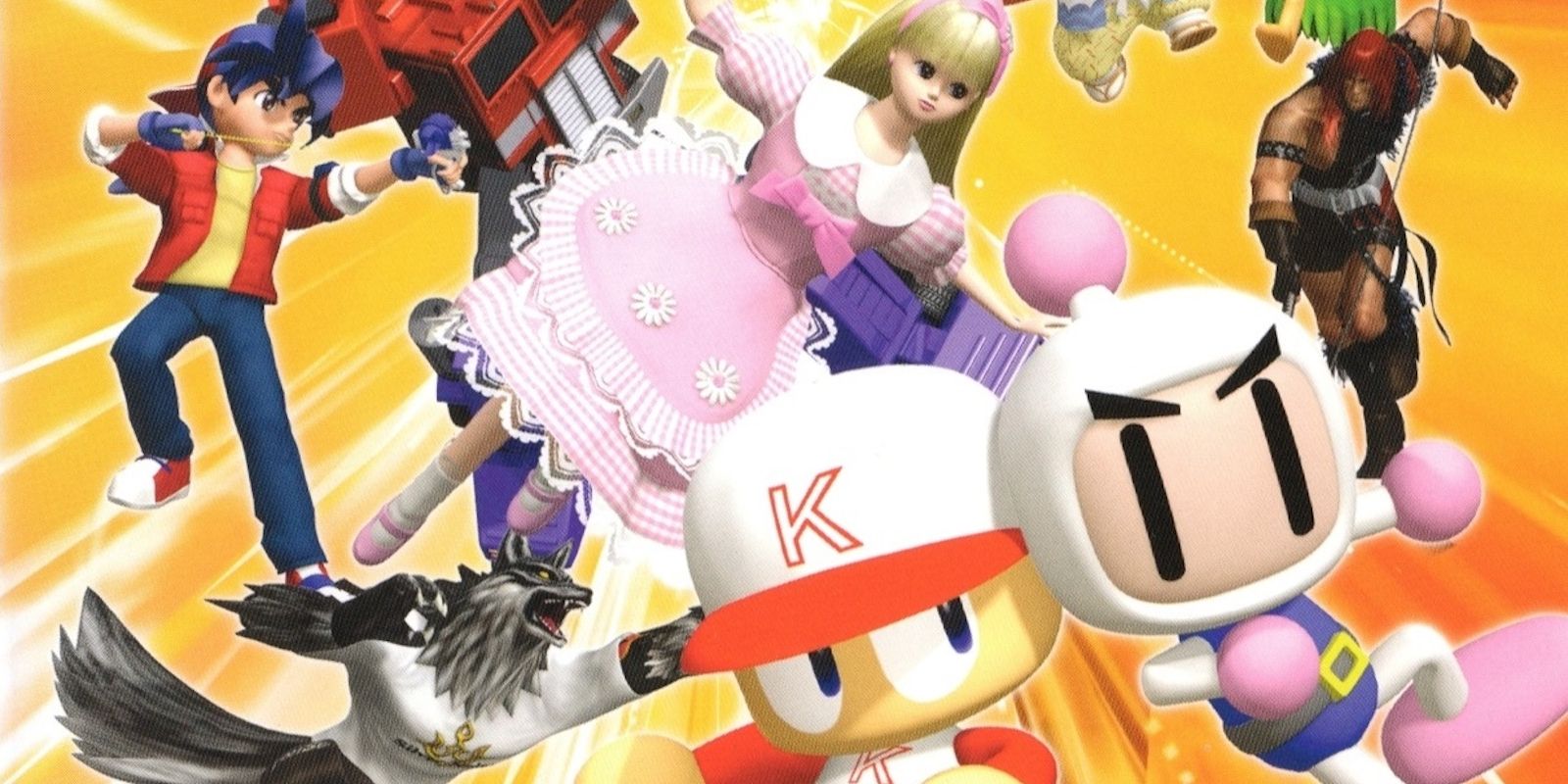 Promotional art featuring characters from DreamMix TV World Fighters