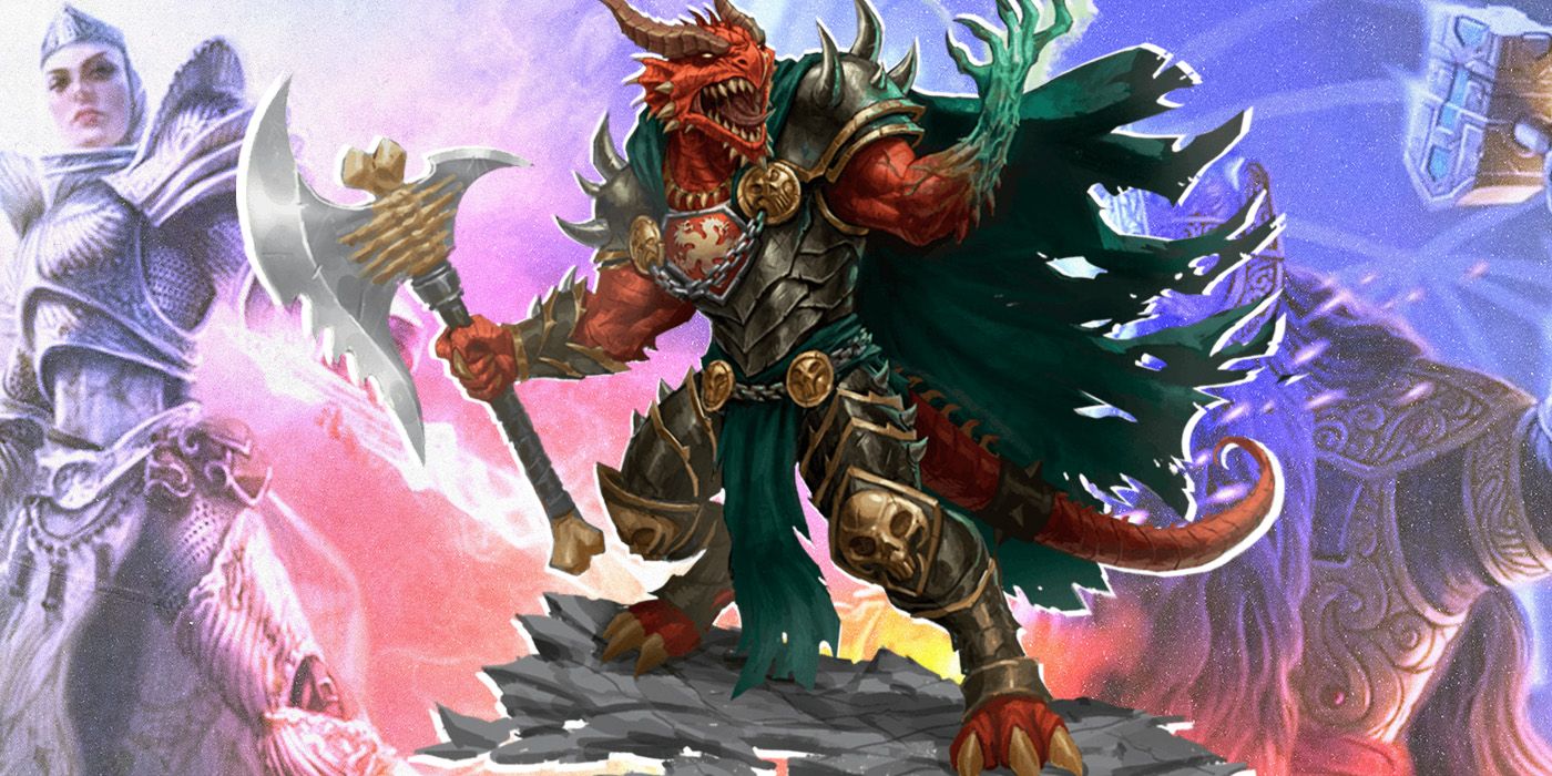 Dungeon and Dragons Arkhan wielding Fane Eater