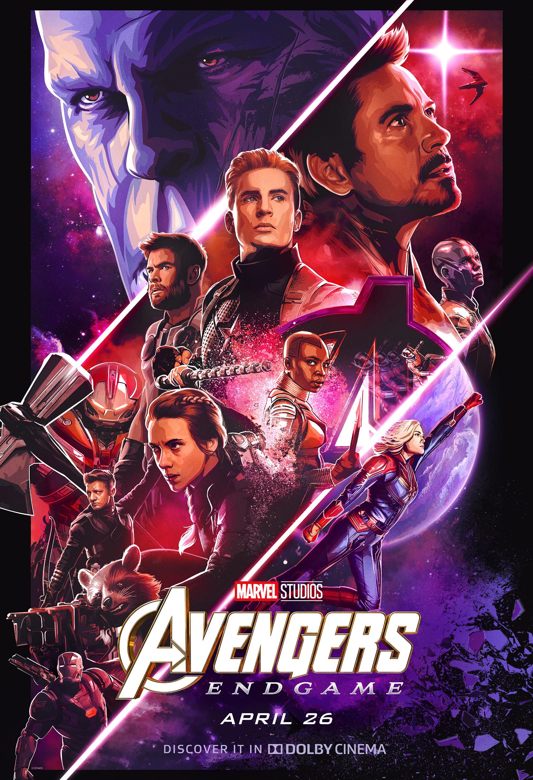 Avengers: Endgame (2019) official poster 