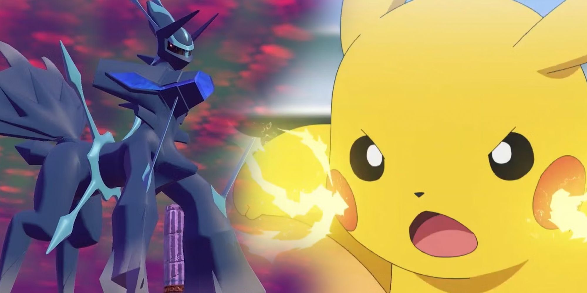 snap of pikachu and zerkum from pokemon franchise