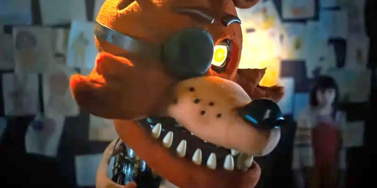 Foxy animatronic in the FNAF movie