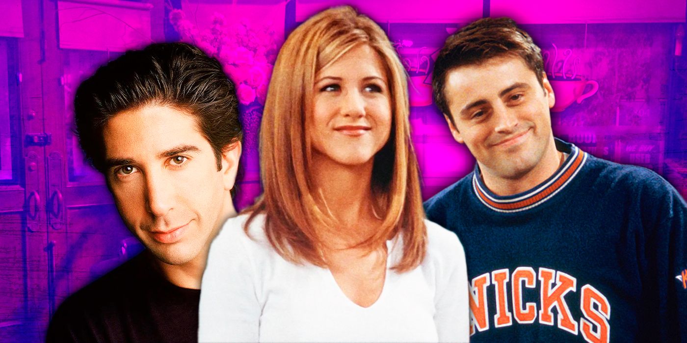 Friends Rachel, Joey and Ross