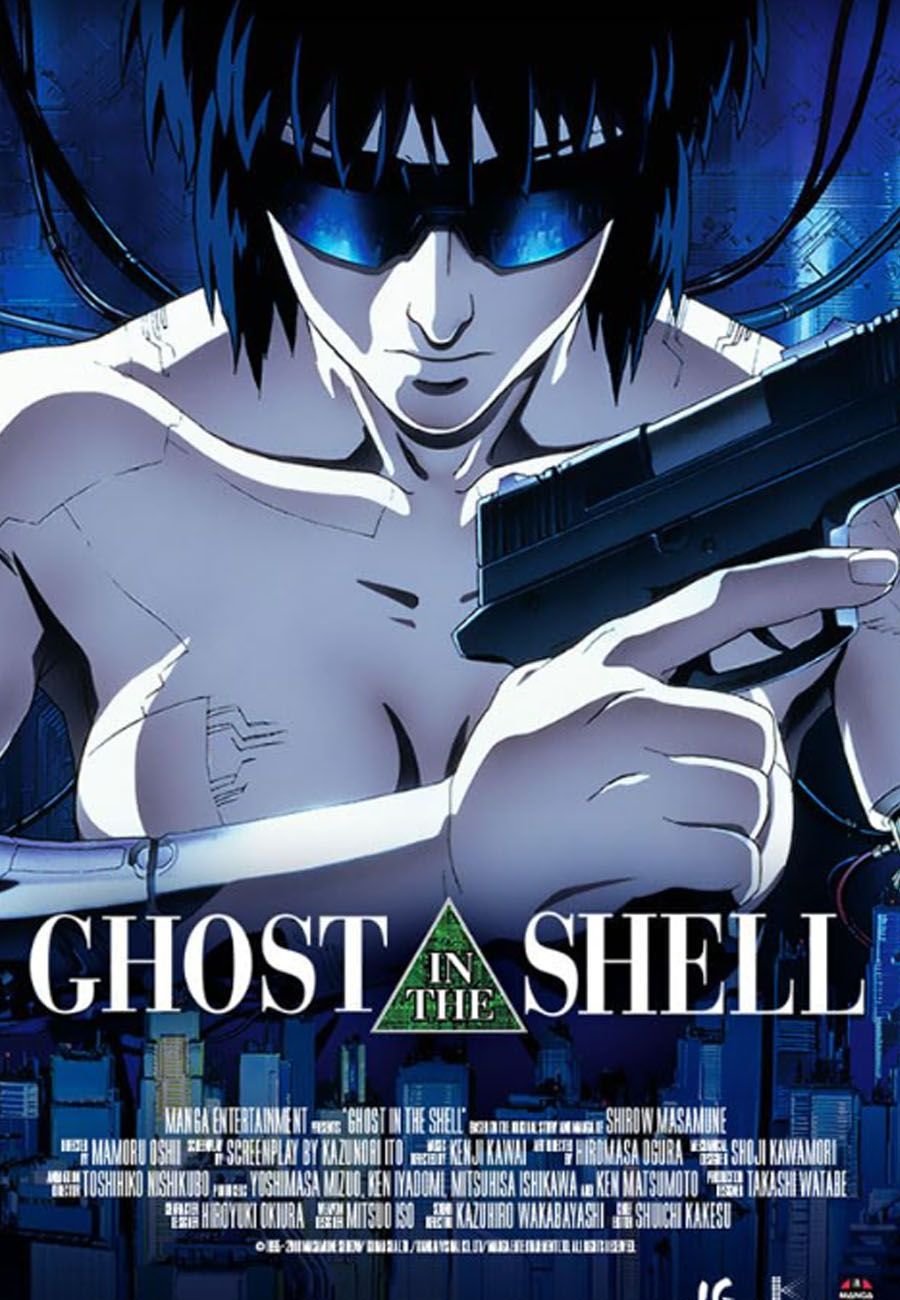 Pôster original do filme de anime Ghost In The Shell