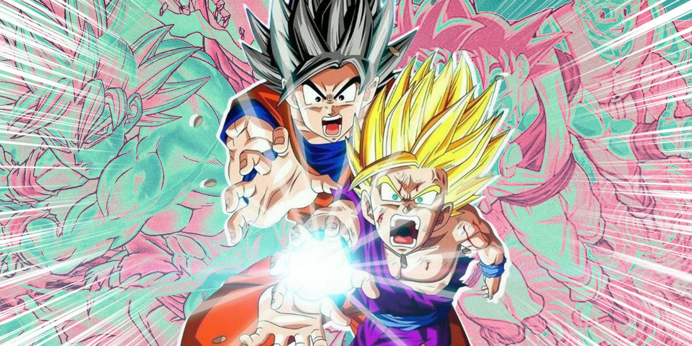 Goku and Gohan Kamehameha
