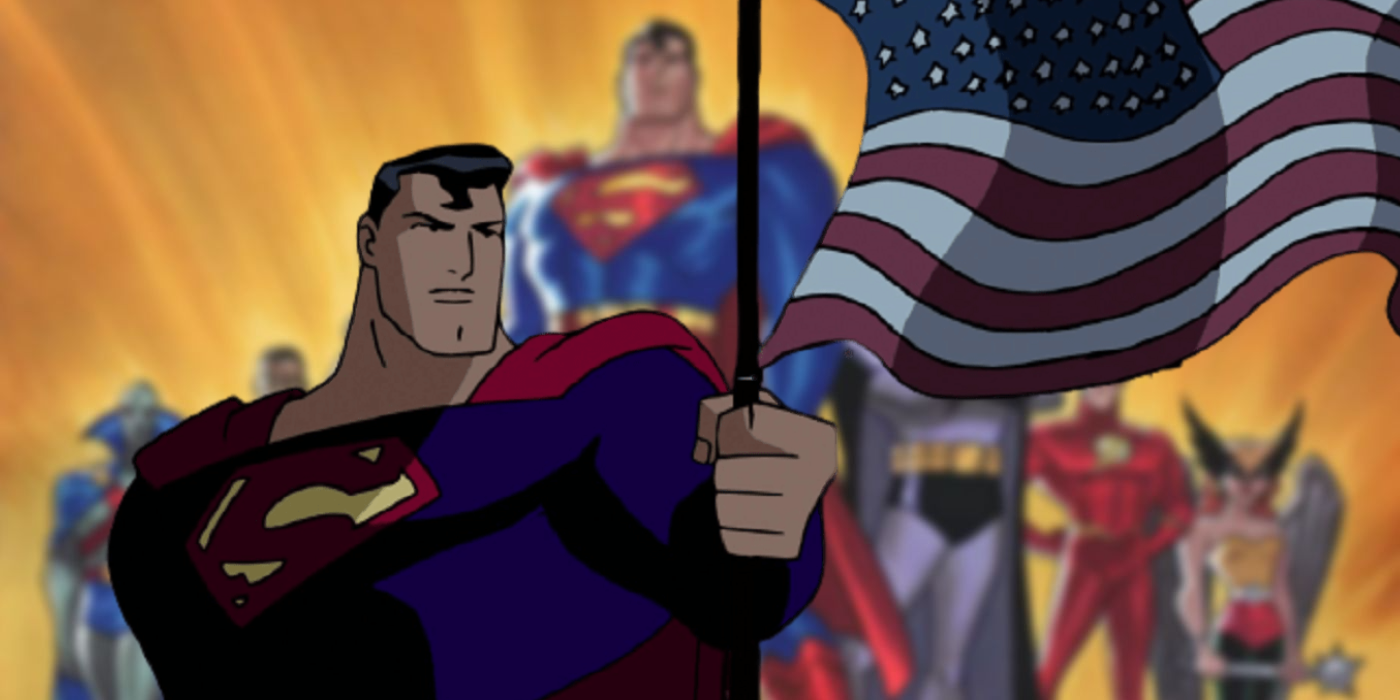 header_justice_league_superman_american_flag