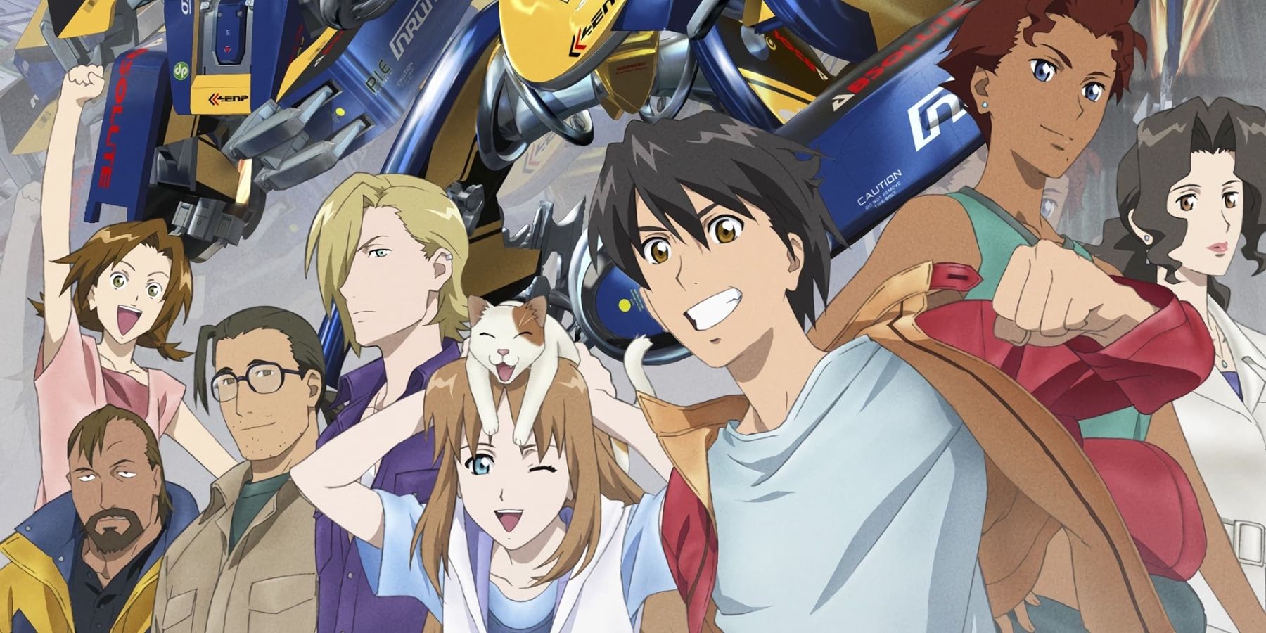 The main cast of Toonami and Production I.G anime Immortal Grand Prix