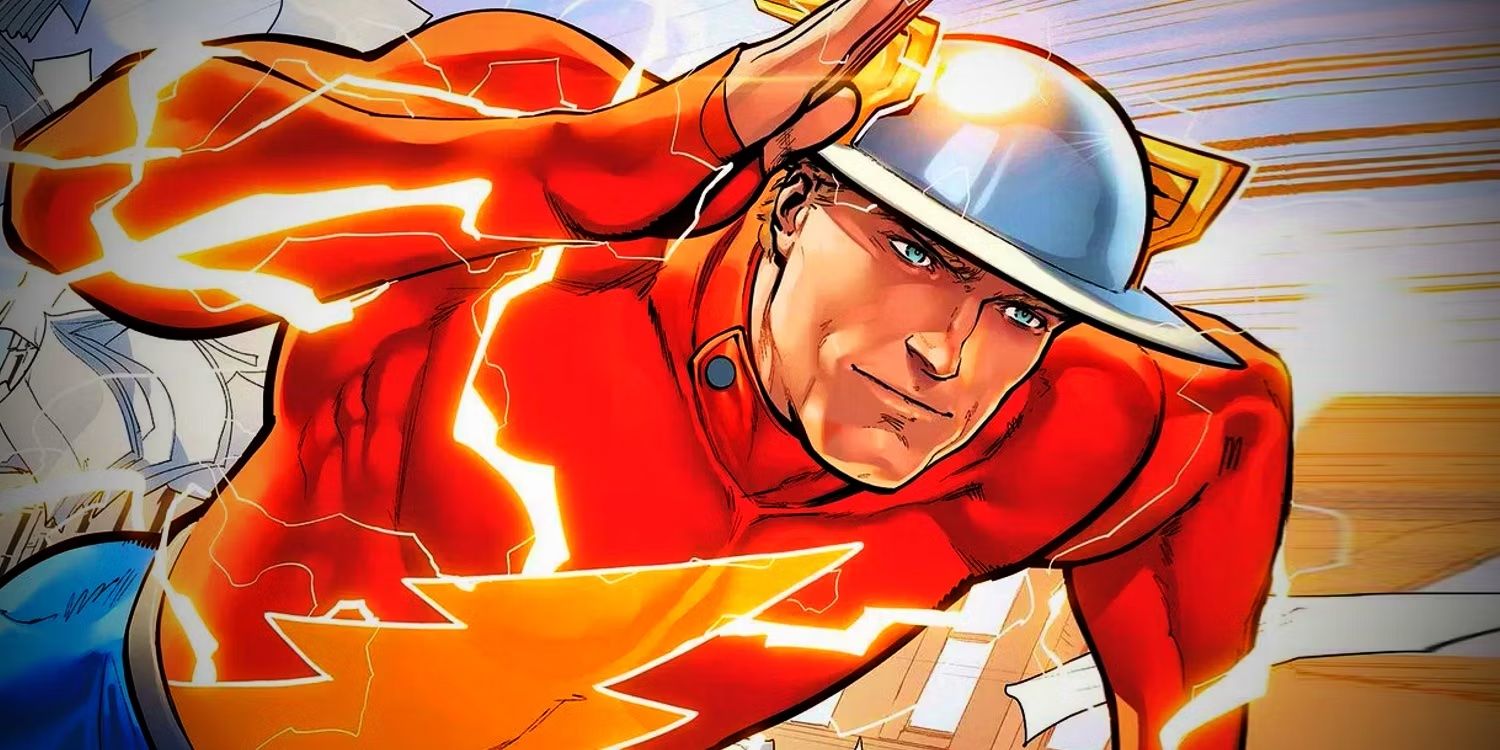 Jay Garrick running as The Flash