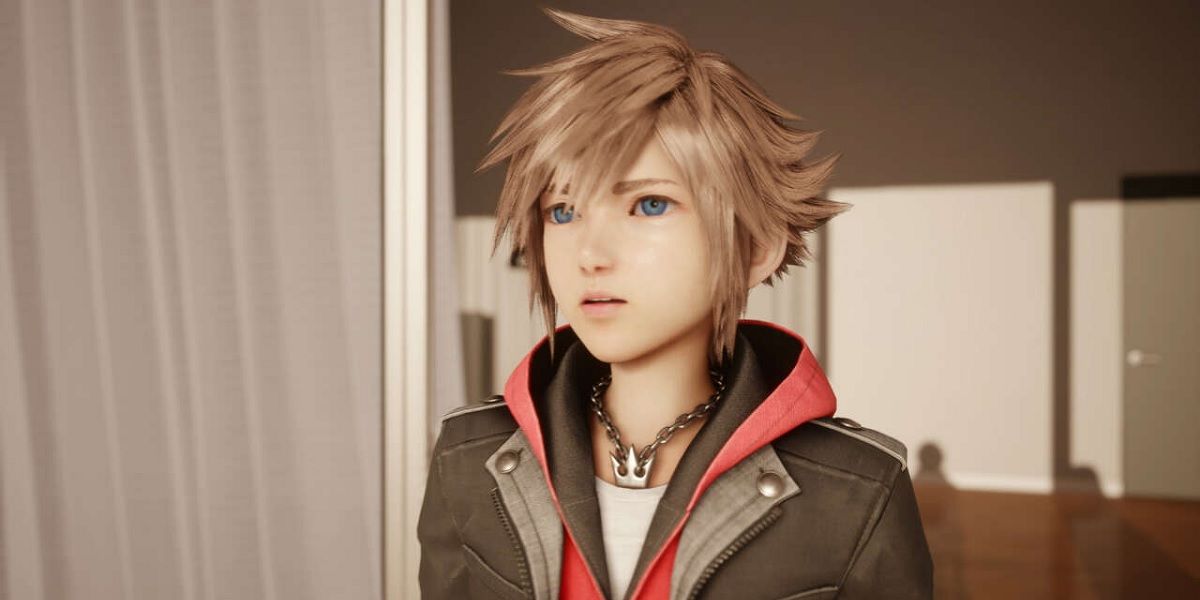 cloud strife face kingdom hearts