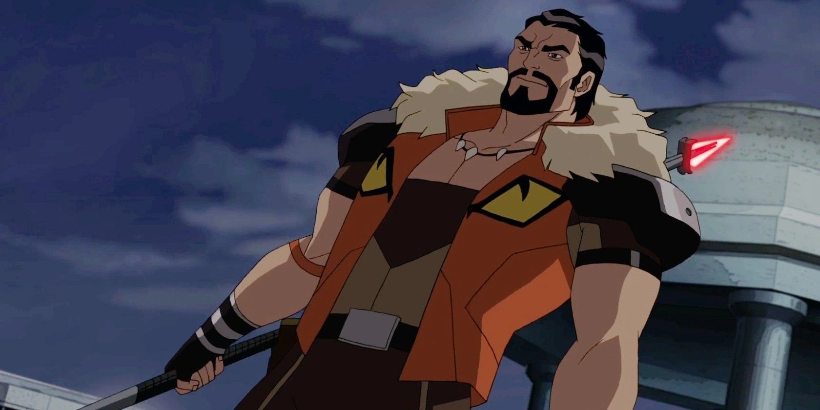 Kraven the Hunter posing in the Ultimate Spider-Man TV show
