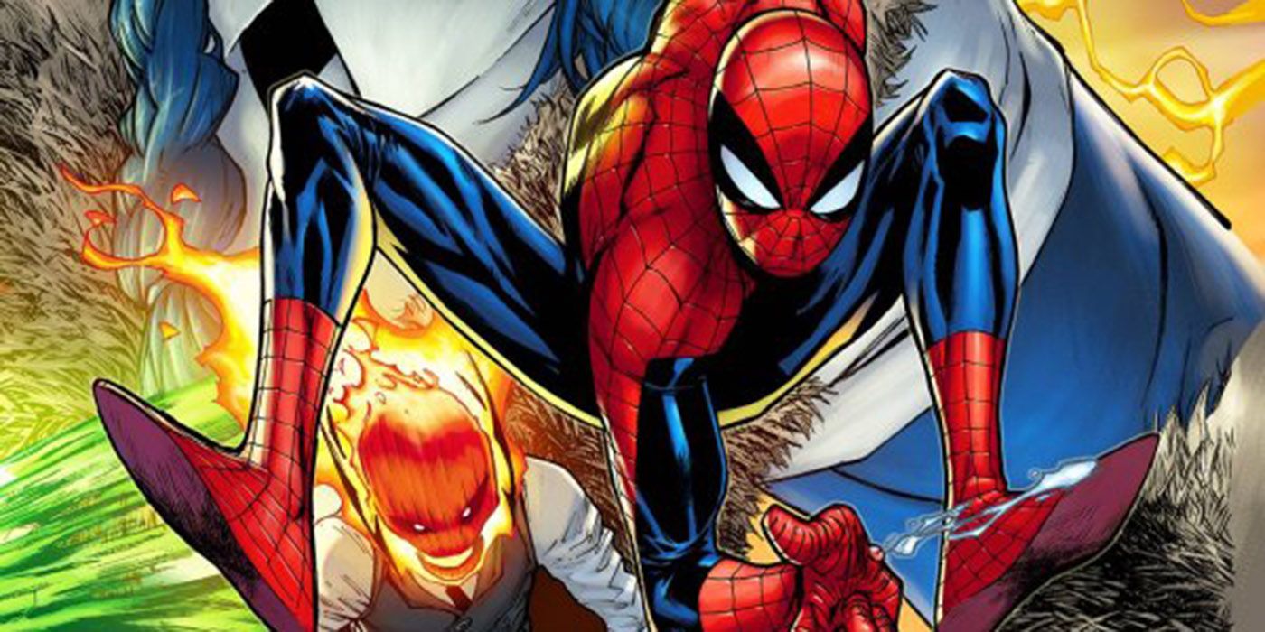 Peter Parker em uma capa variante de Strange Academy: Amazing Spider-Man #1.