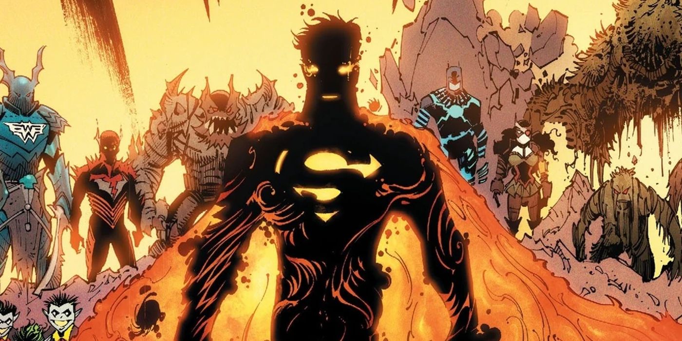 The Last Sun leading an evil version of the Justice League in DC Comics
