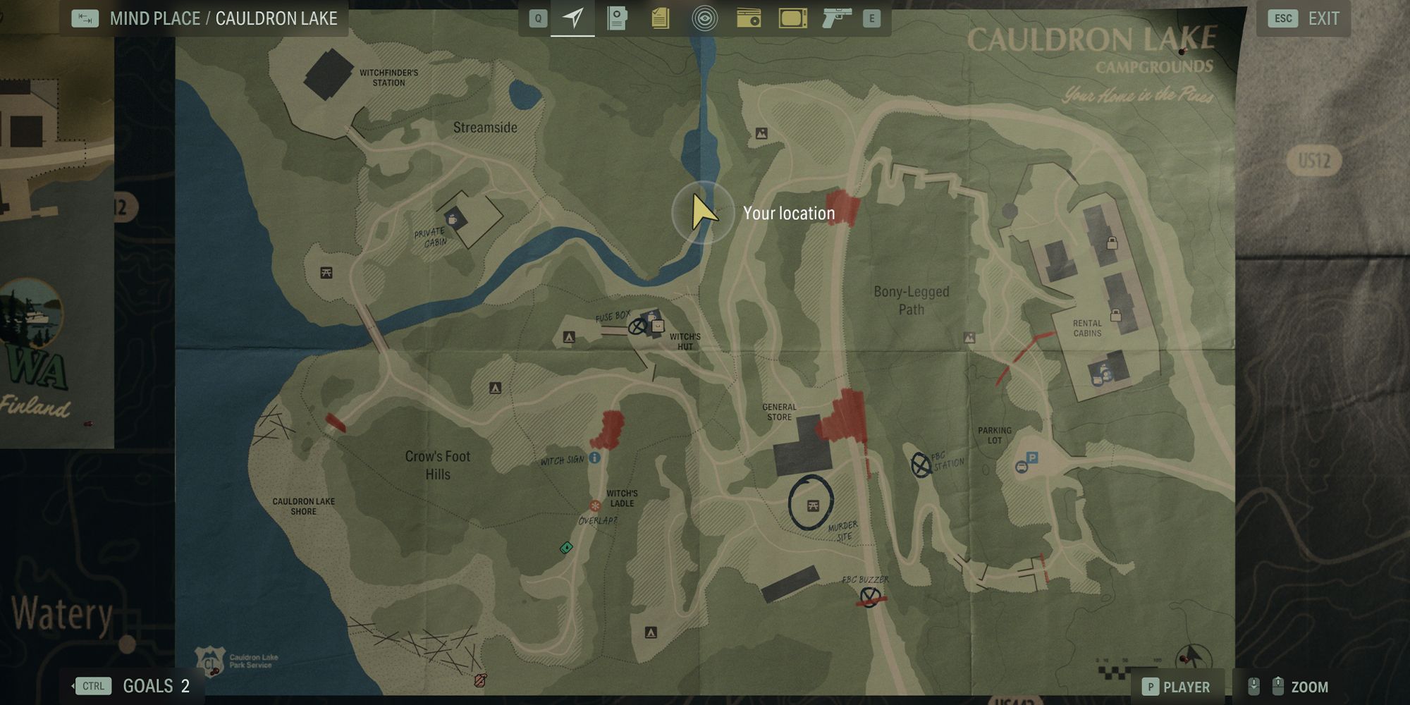 Lunch Box Alan Wake 2 Cauldron Lake Lunch Box Alan Wake 2 Cauldron Lake