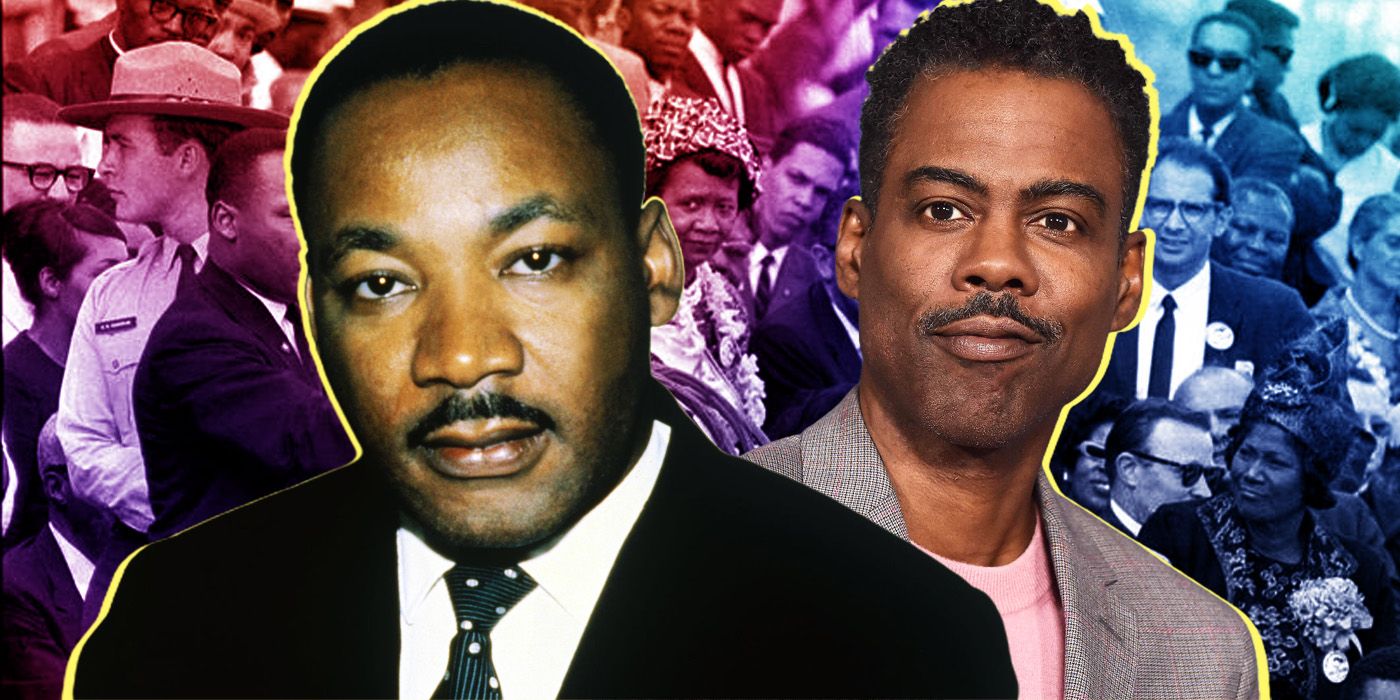 Martin luther King Jr and Chris Rock