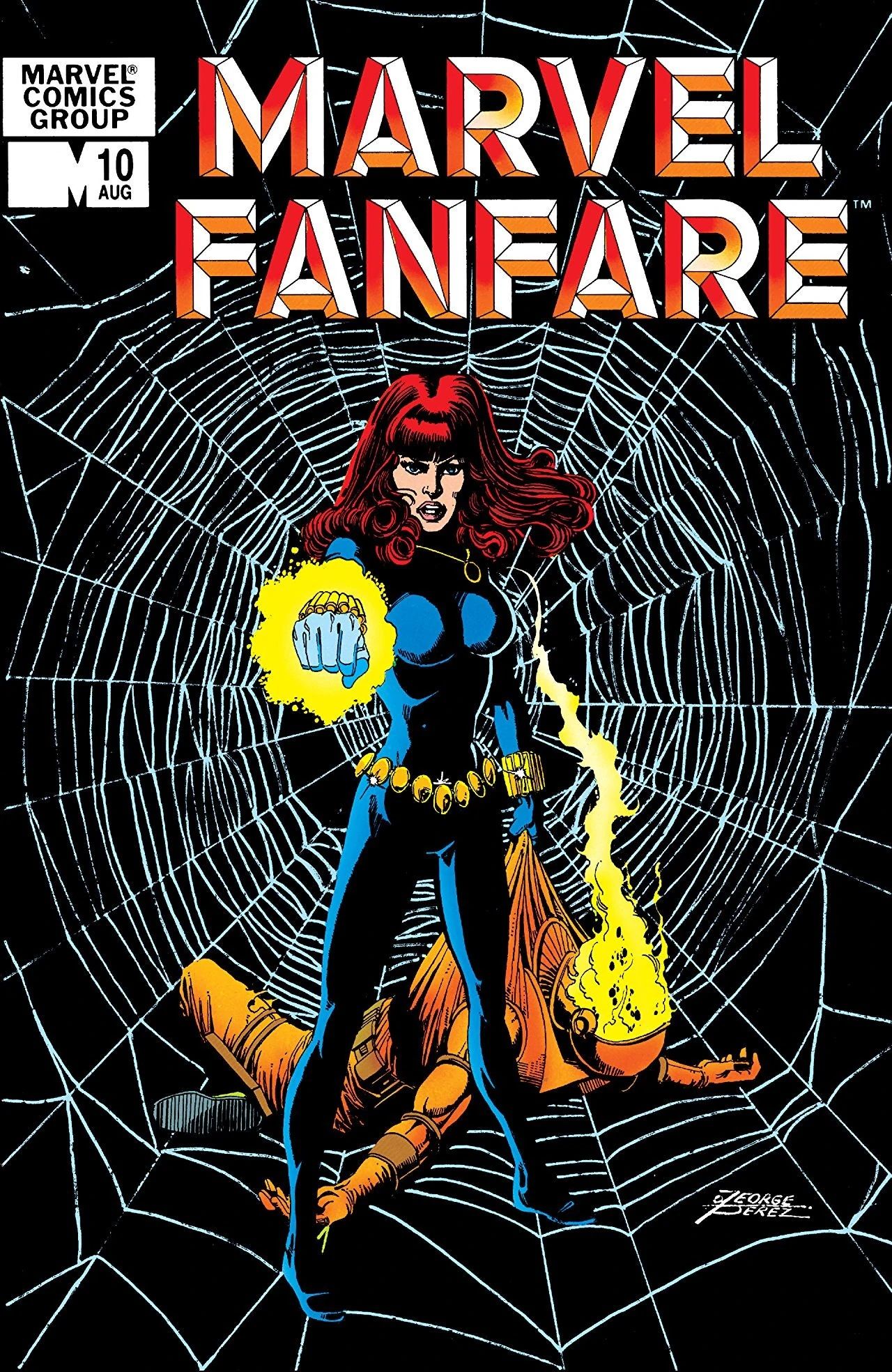 The cover of Marvel Fanfare #10