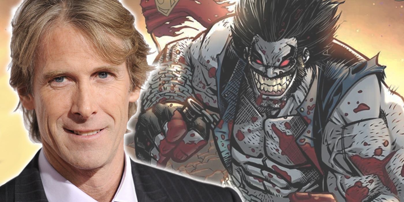 Transformers director Michael Bay superimposed over a Lobo comic book cover