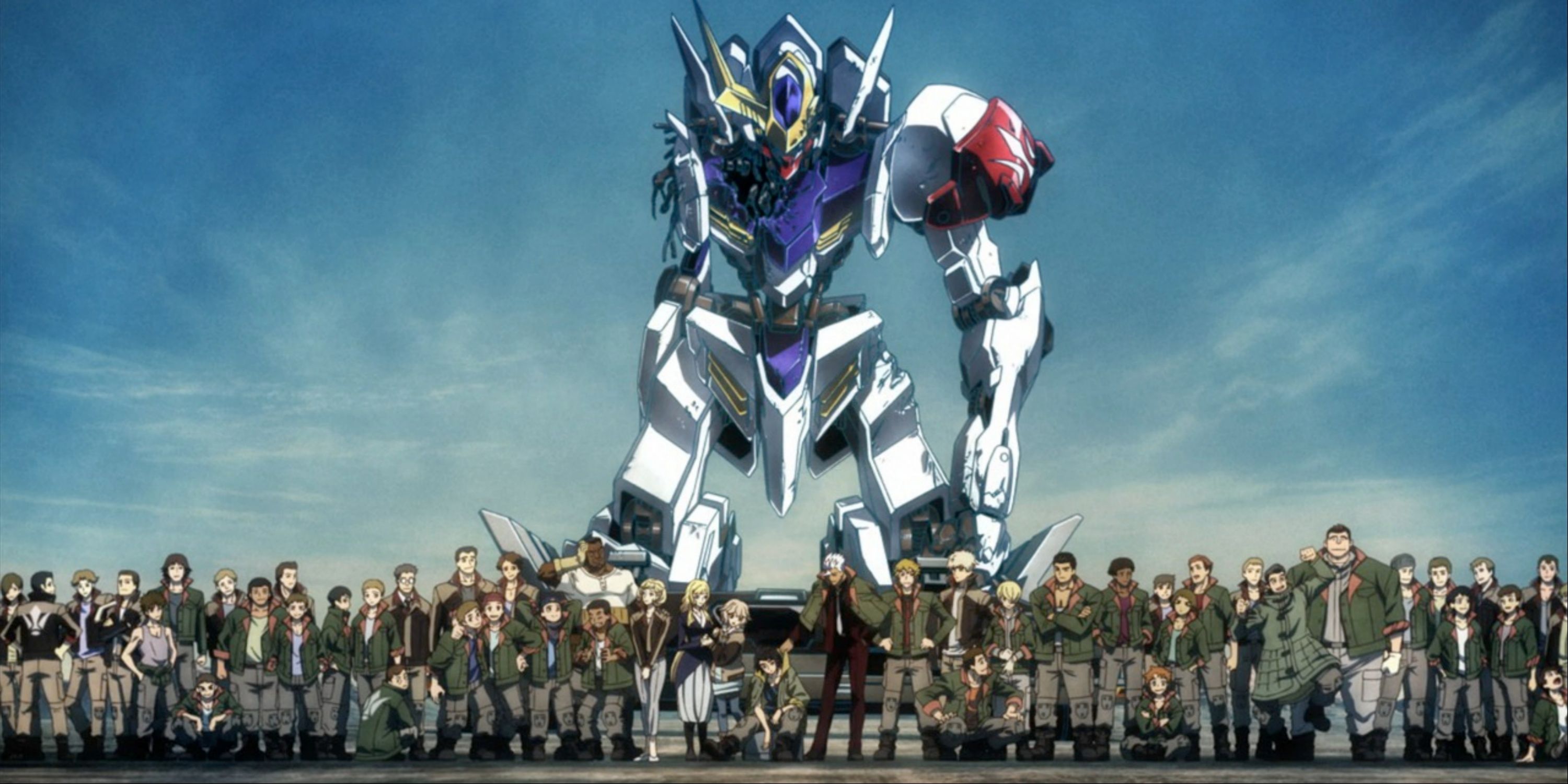 Mobile Suit Gundam Órfãos de Sangue de Ferro Mecha Anime