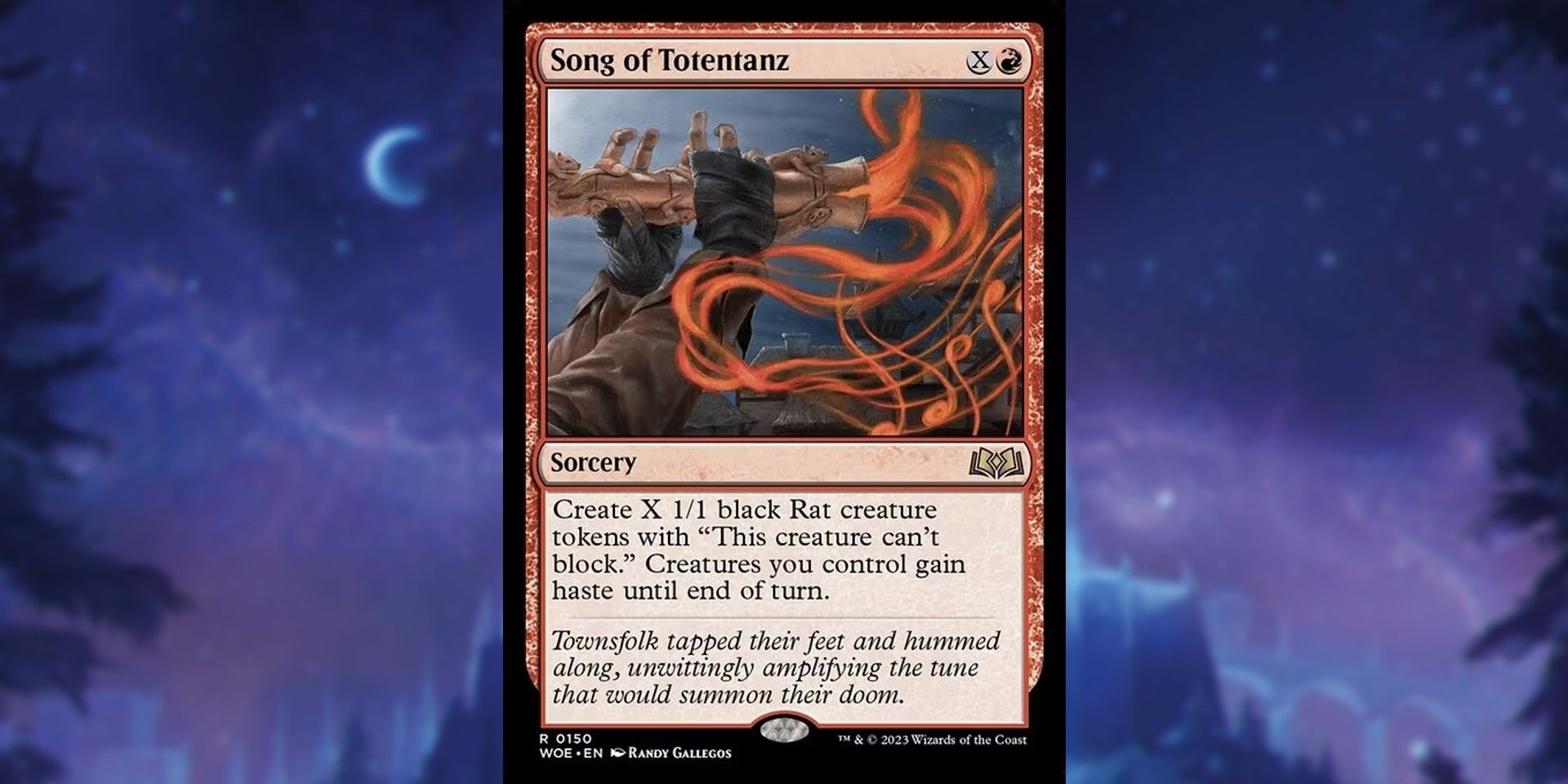 Song of Totentanz card from Magic: The Gathering's Wilds of Eldraine
