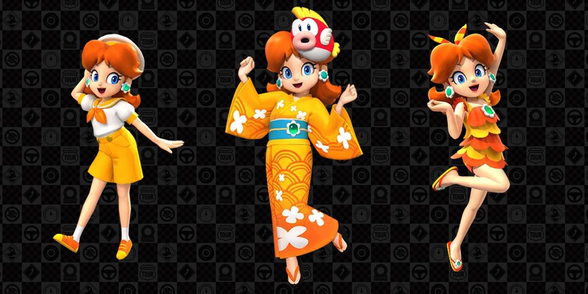Prinses Daisy Mario Kart 7
