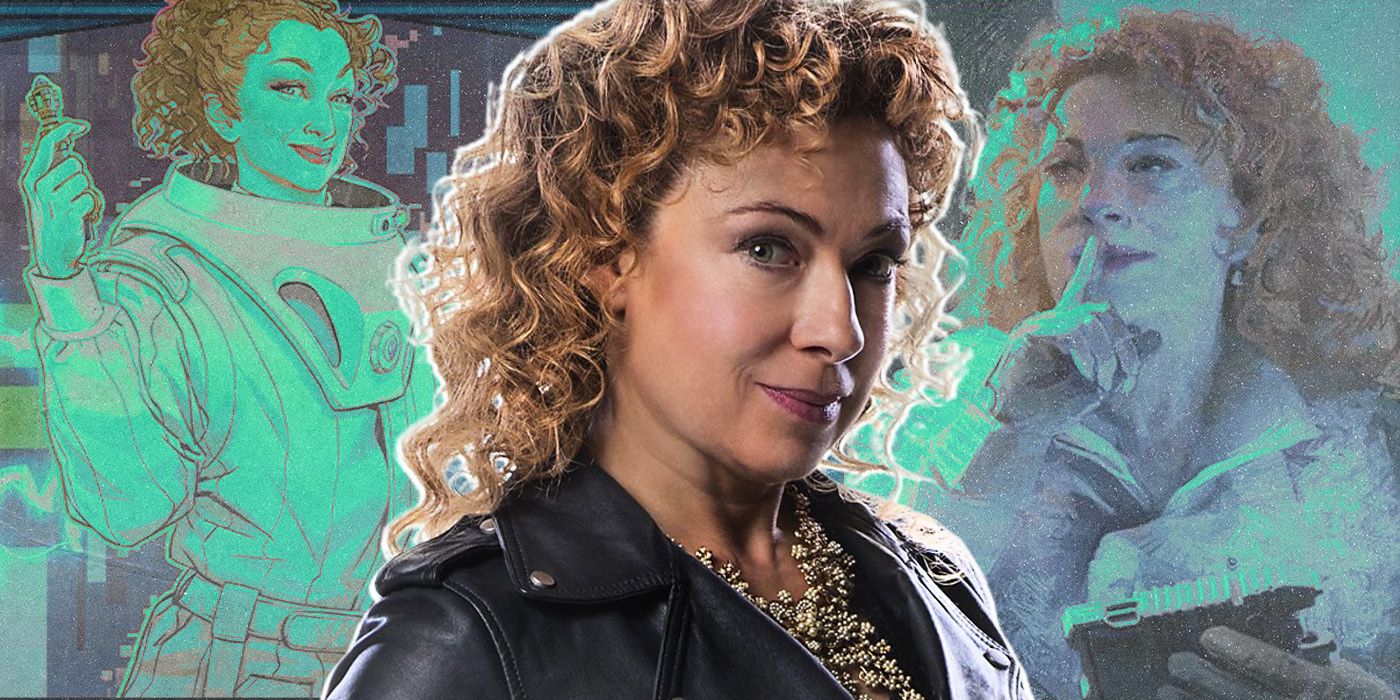 River Song Dr Who and Magic The Gathering