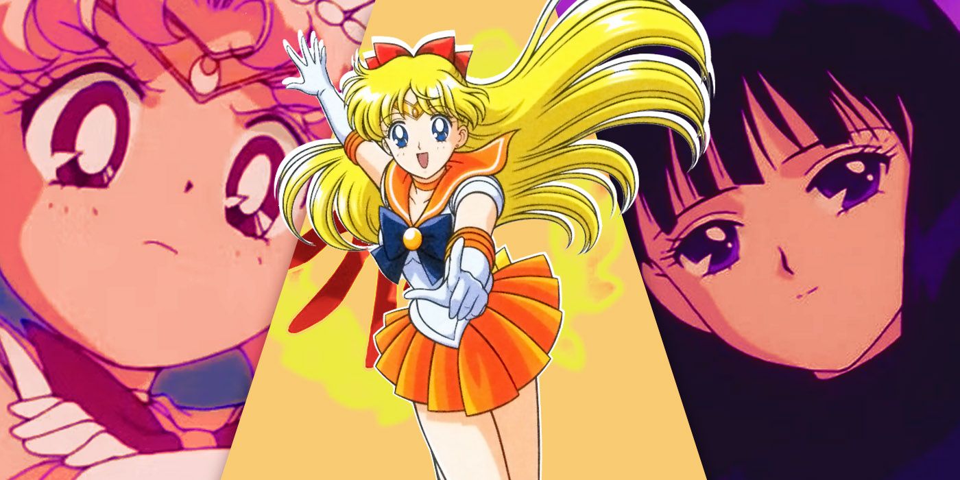 Sailor Venus, Chibiusa, and Hotaru