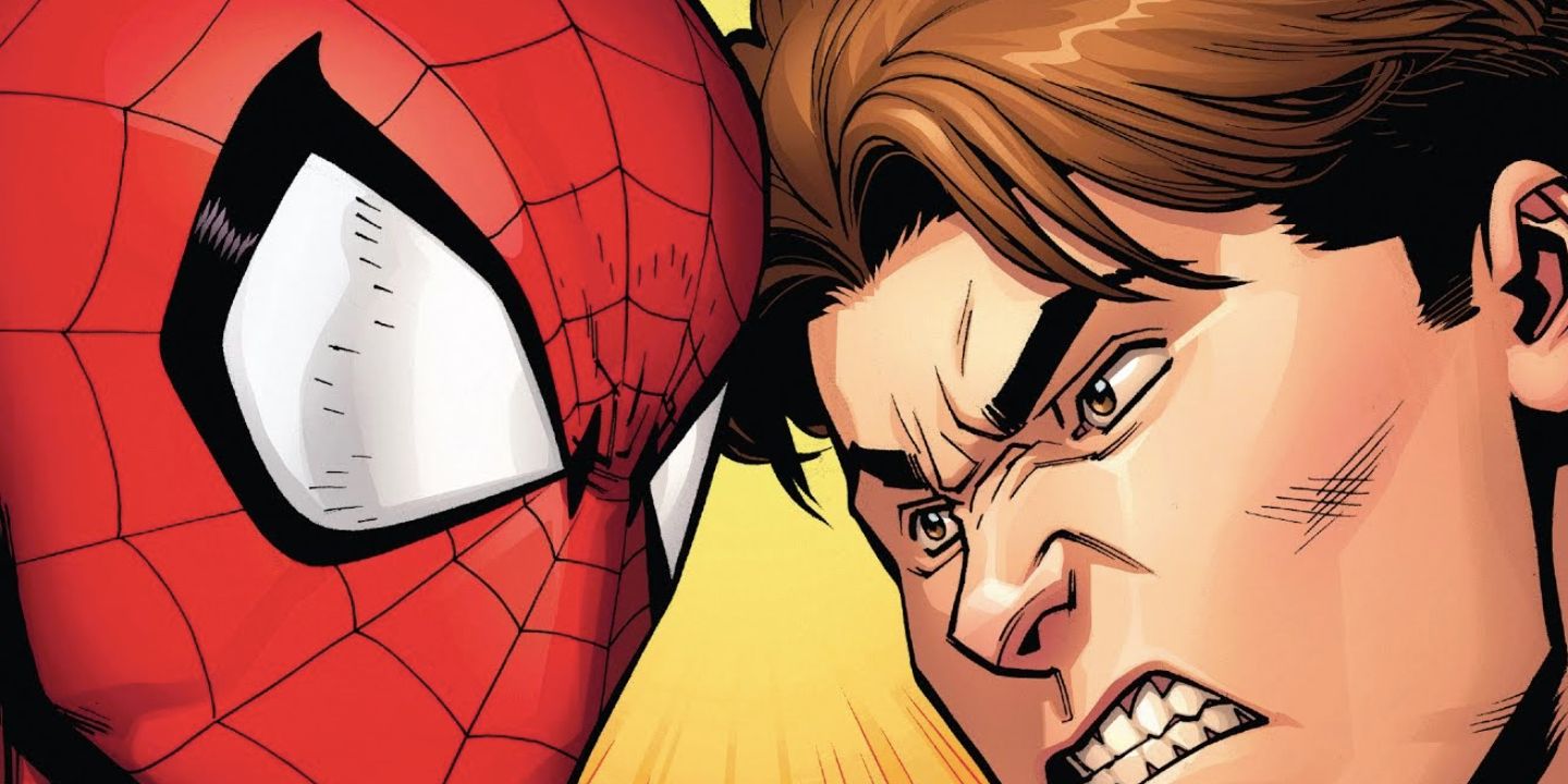 Acelerador de Isótopos Homem-Aranha encara Peter Parker irritado