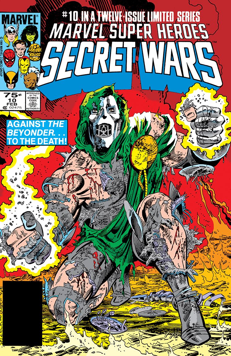 The cover of Marvel Super Heroes Secret Wars #10