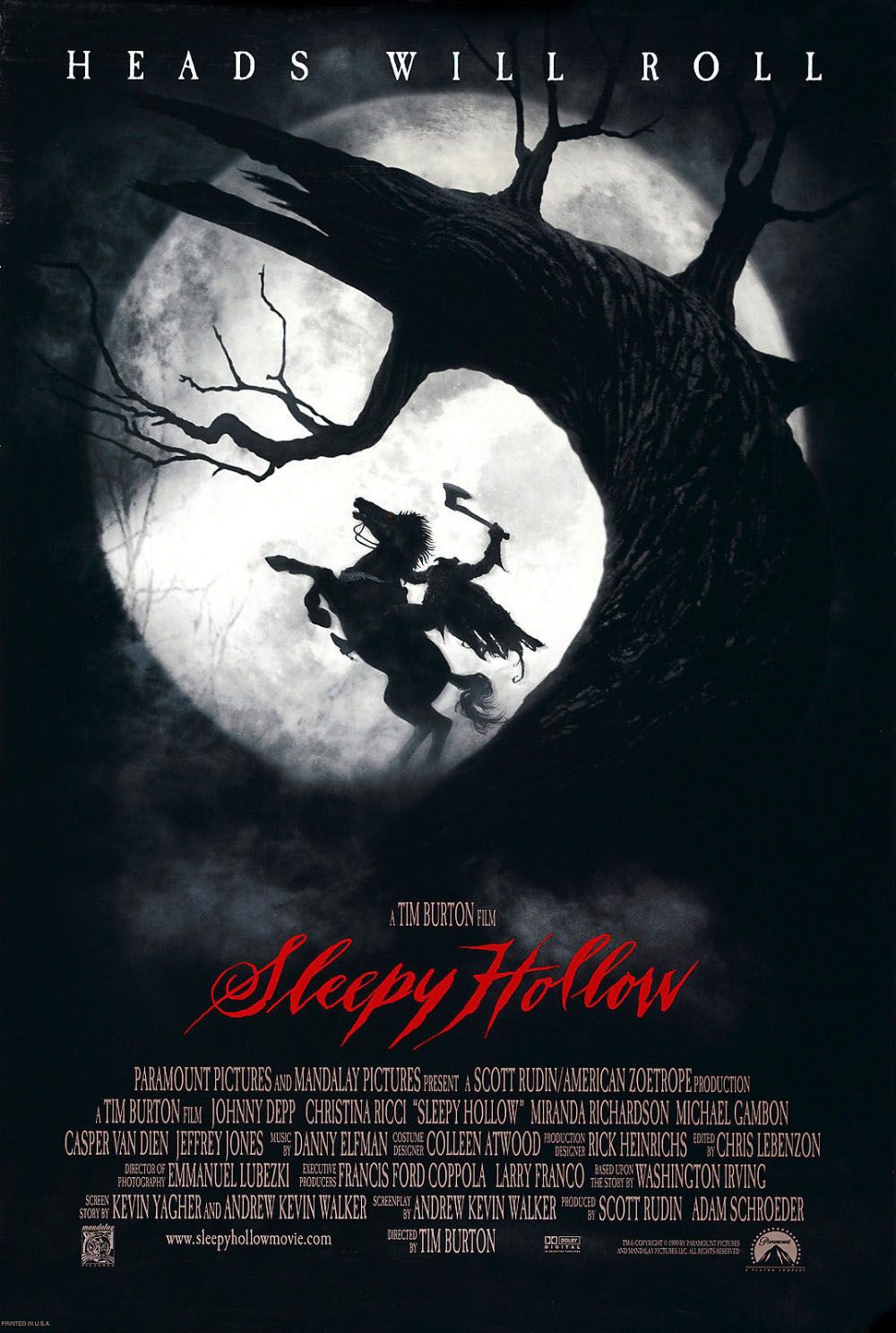 Pôster do filme Sleepy Hollow