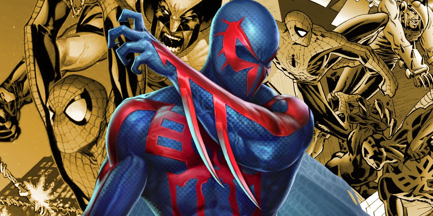 Spider-Man 2099 meets Amazing Spider-Man and teams up with Wolverine