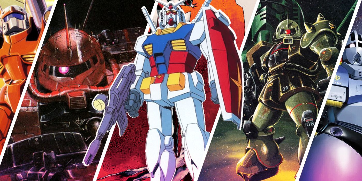 Split Image of 1978 Mobile Suit Gundam Mechas